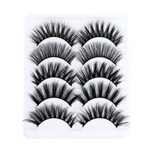 Load image into Gallery viewer, 5 pairs 5D Mink Eyelashes Natural Soft Eyelashes Extension