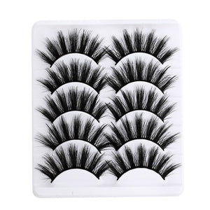 5 pairs 5D Mink Eyelashes Natural Soft Eyelashes Extension