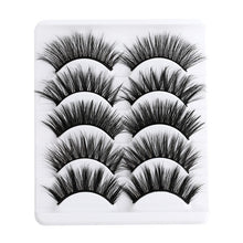 Load image into Gallery viewer, 5 pairs 5D Mink Eyelashes Natural Soft Eyelashes Extension