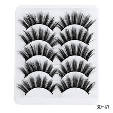 Load image into Gallery viewer, 5 pairs 5D Mink Eyelashes Natural Soft Eyelashes Extension