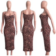 Load image into Gallery viewer, Sexy Print Midi Dress