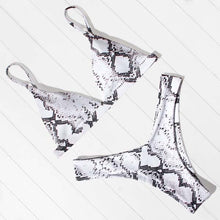 Load image into Gallery viewer, OMKAGI Bikini Micro Swimwear Women Leopard High Cut Swimming Bathing Suit Biquini Set Sexy Swimsuit Femme Brazilian Bikini 2020