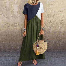Load image into Gallery viewer, Summer 2020 Short Sleeve Maxi Dress Loose