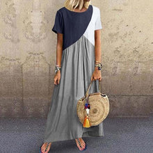 Load image into Gallery viewer, Summer 2020 Short Sleeve Maxi Dress Loose
