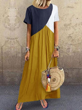 Load image into Gallery viewer, Summer 2020 Short Sleeve Maxi Dress Loose