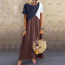 Load image into Gallery viewer, Summer 2020 Short Sleeve Maxi Dress Loose