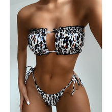 Load image into Gallery viewer, Sexy Bikini Pleated Bandeau