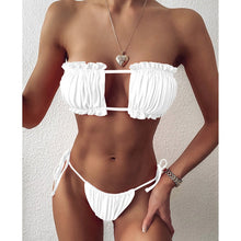 Load image into Gallery viewer, Sexy Bikini Pleated Bandeau