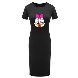 Cartoon Slim Bodycon Dress