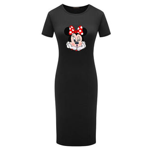 Cartoon Slim Bodycon Dress