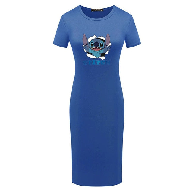 Cartoon Slim Bodycon Dress – TETEBELLA