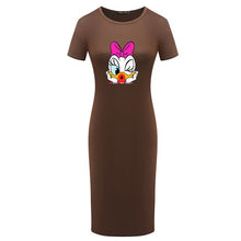 Load image into Gallery viewer, Cartoon Slim Bodycon Dress