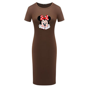 Cartoon Slim Bodycon Dress