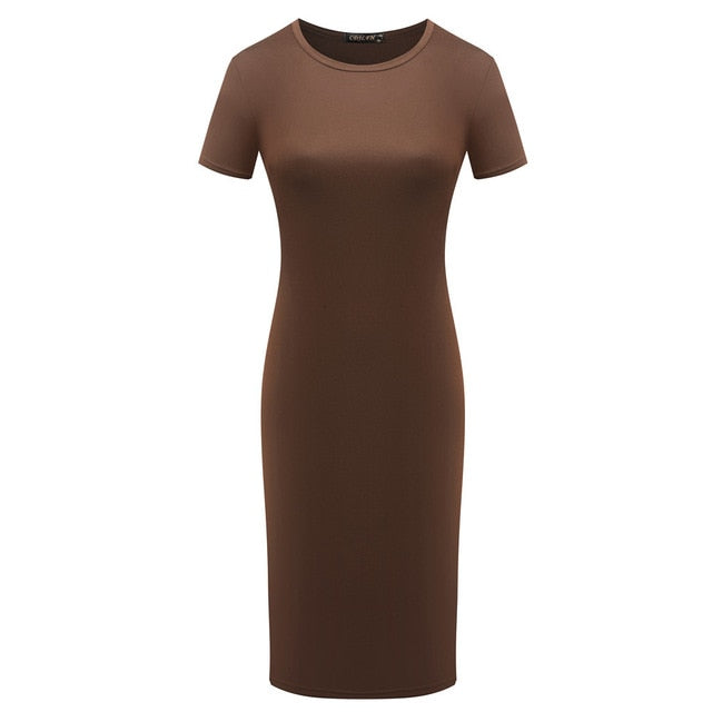 Cartoon Slim Bodycon Dress TETEBELLA Cartoon Slim Bodycon Dress TETEBELLA